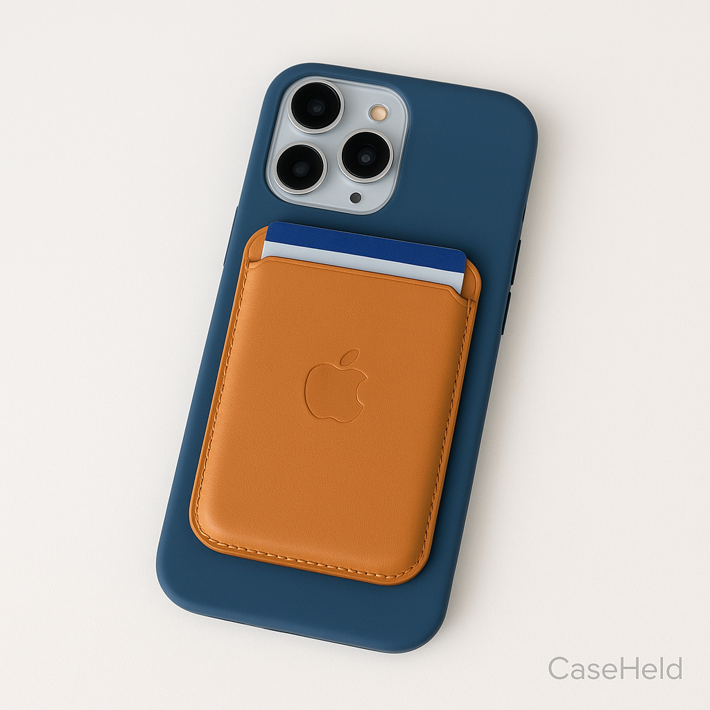 Apple Wallet MagSafe Kartenhalter für iPhone –Braun