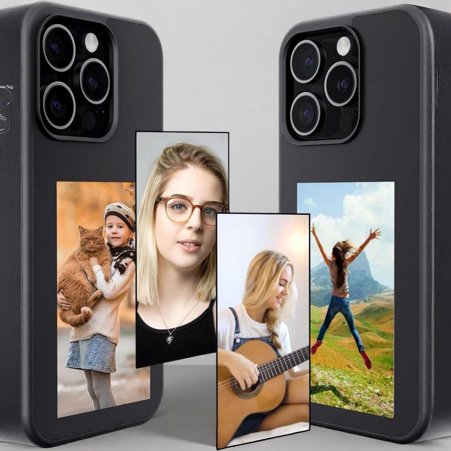 iPhone 16 Pro Weiß NFC-Hülle – Personalisierbar mit eigenem Bild | MagSafe-kompatibles Premium Case