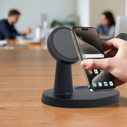 3-in-1 MagSafe Ladestation Schwarz | iPhone, Apple Watch & AirPods