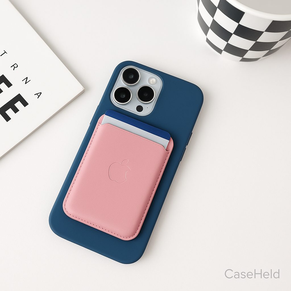 Apple Wallet MagSafe Kartenhalter für iPhone –Rosa