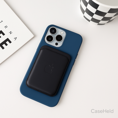Apple Wallet MagSafe Kartenhalter für iPhone –Schwarz