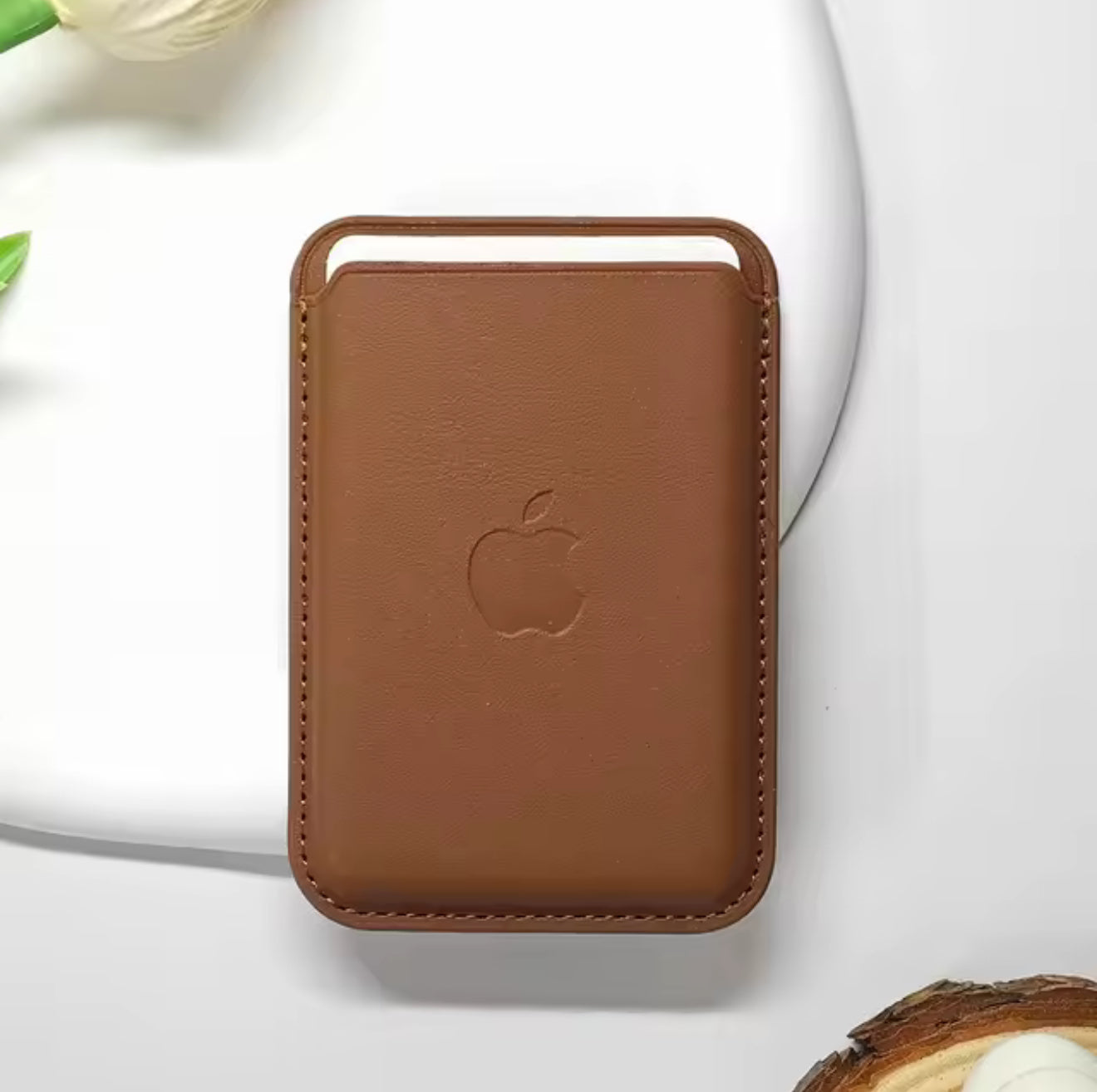 Apple Wallet MagSafe Kartenhalter für iPhone –Braun