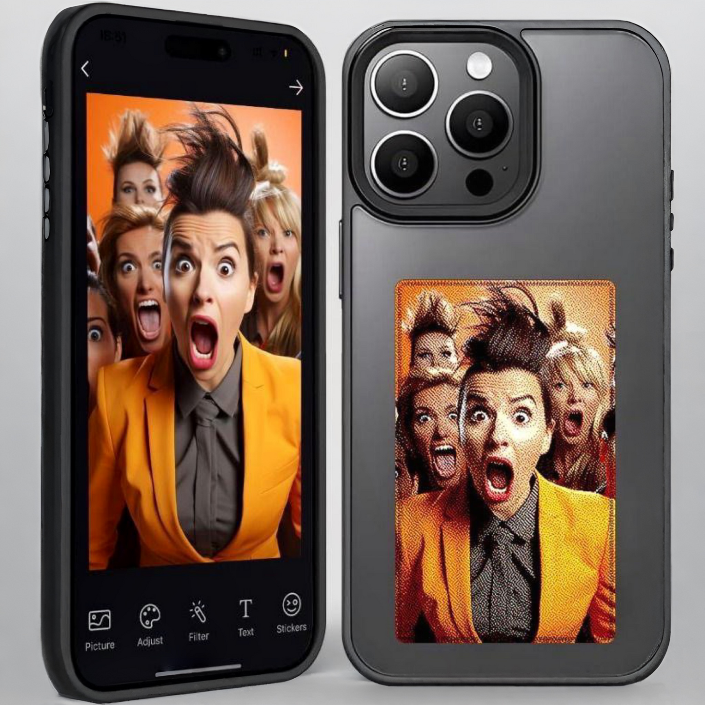 iPhone 16 Pro Weiß NFC-Hülle – Personalisierbar mit eigenem Bild | MagSafe-kompatibles Premium Case