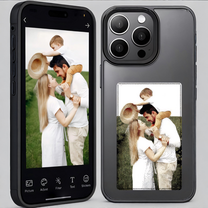 iPhone 16 Pro Weiß NFC-Hülle – Personalisierbar mit eigenem Bild | MagSafe-kompatibles Premium Case