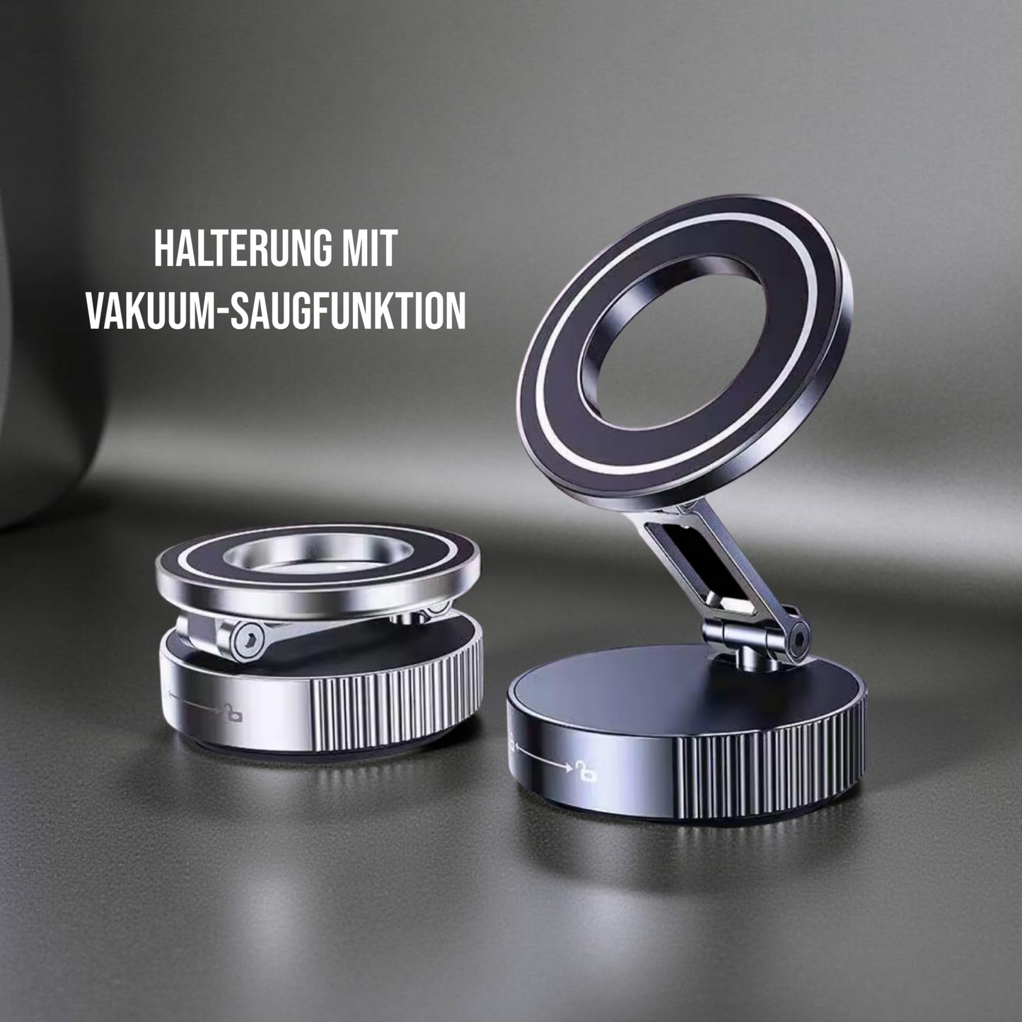 Vakuum Magnet-Handyhalter Auto | 360° drehbar & faltbar