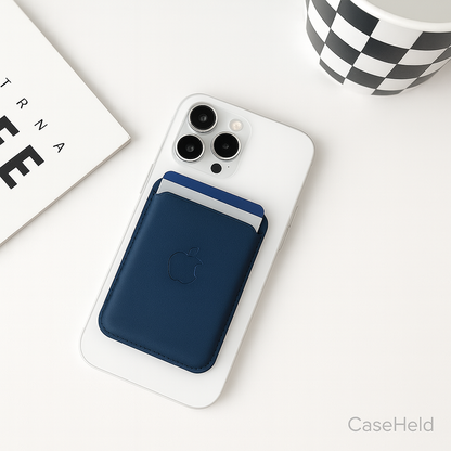 Apple Wallet MagSafe Kartenhalter für iPhone –Navyblue