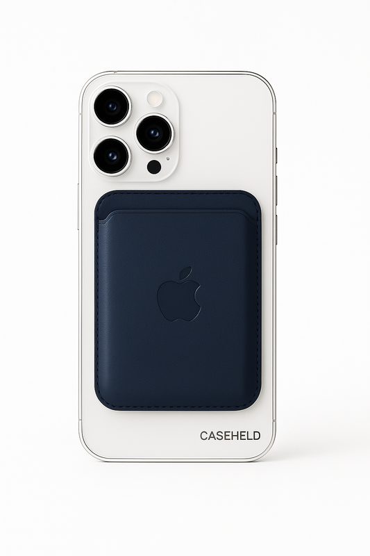 Apple Wallet MagSafe Kartenhalter für iPhone –Navyblue